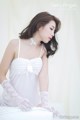 Beautiful Soraya Suttawas dreamily beautiful in white pajamas (18 photos) P9 No.46b9b7